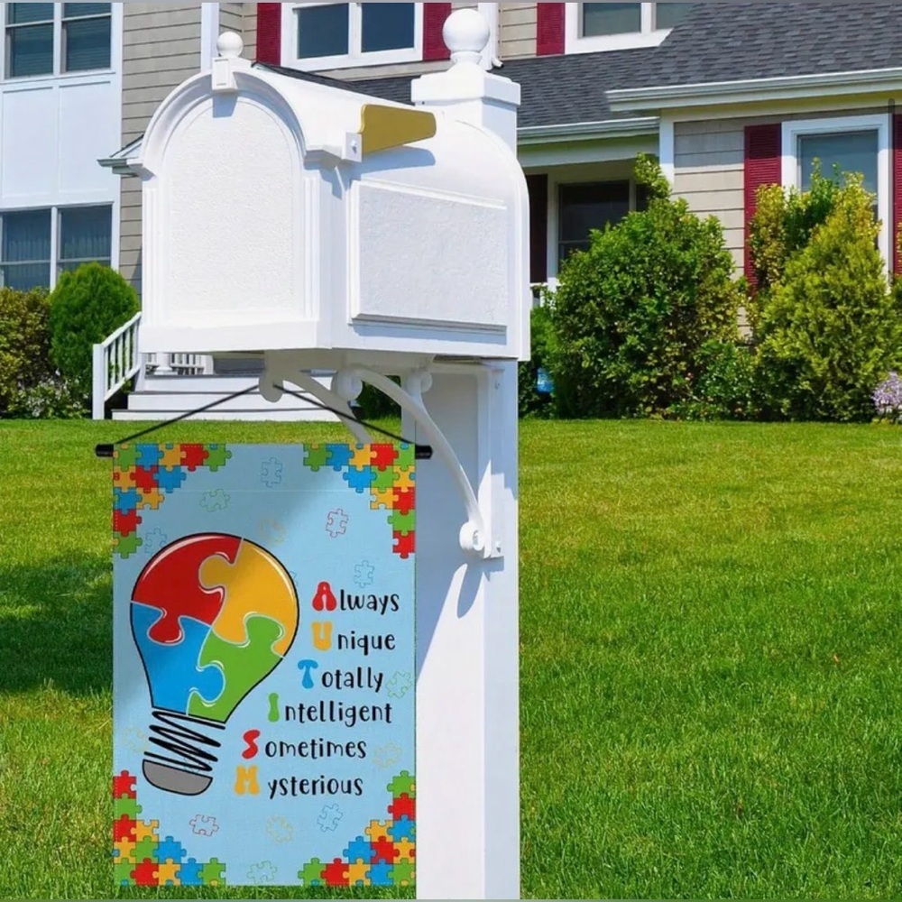 New Colorful Autism Awareness Flag 🧡 - Picture 3 of 3